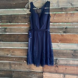 NAVY Bridesmaid Dress